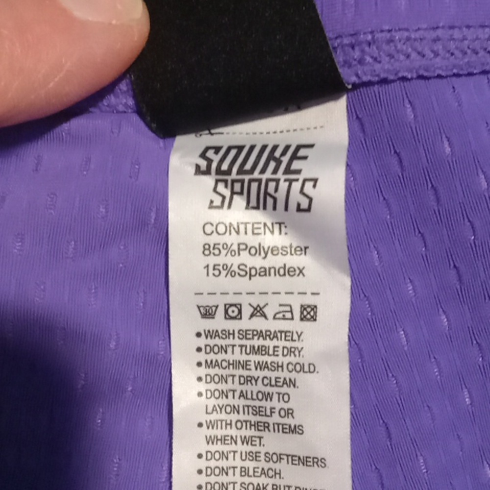 Purple Women's Bicycle Shorts - Picture 2 of 5